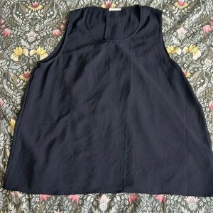 Basic Black  Sleeveless Blouse